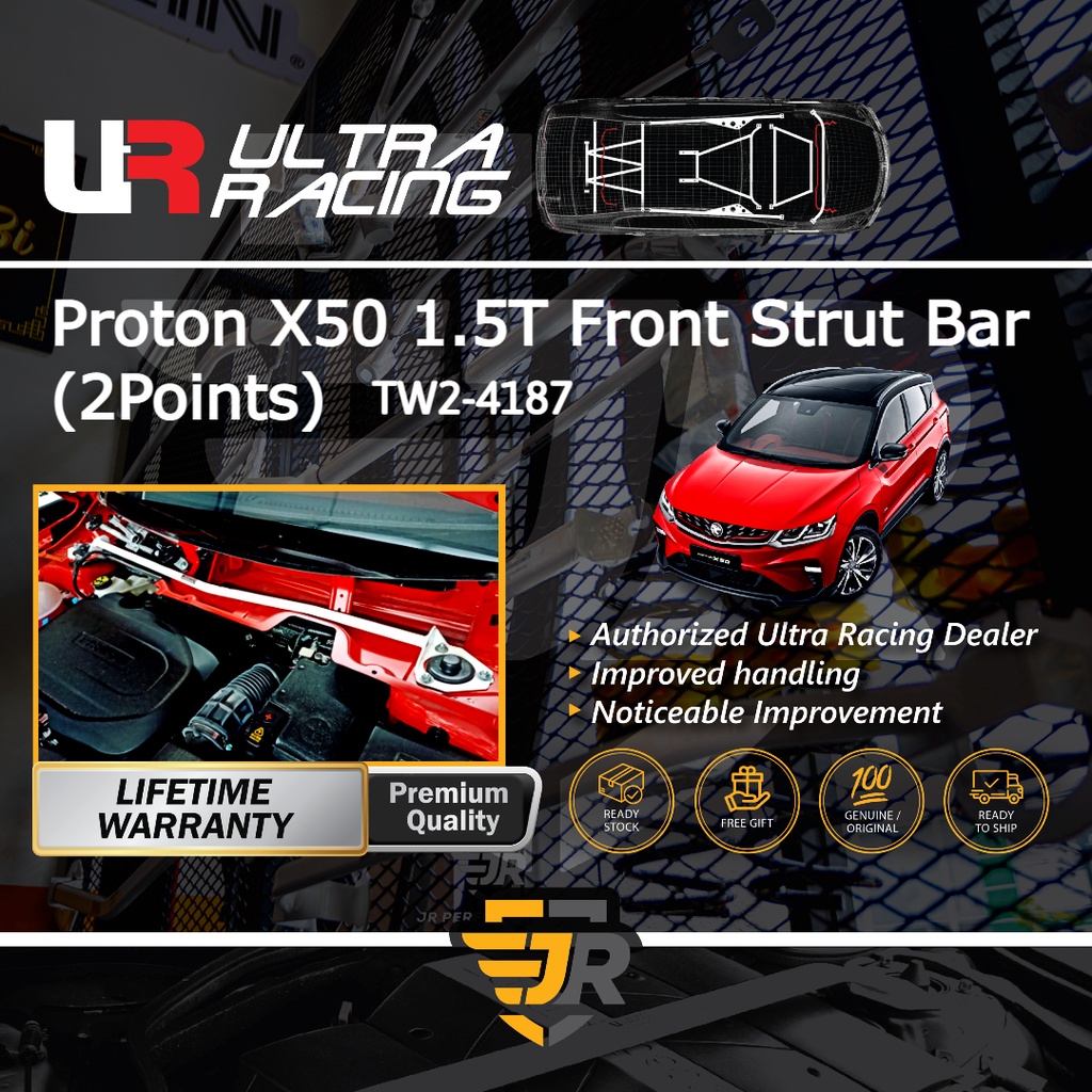 Ultra Racing Safety Bar Proton X50 2020 1.5Turbo Front Strut Bar Engine
