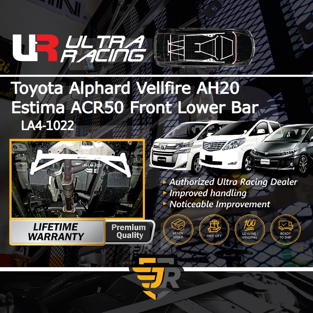 Ultra Racing Safety Bar Toyota Vios Ncp42 Yaris Verso Front Strut Bar ...