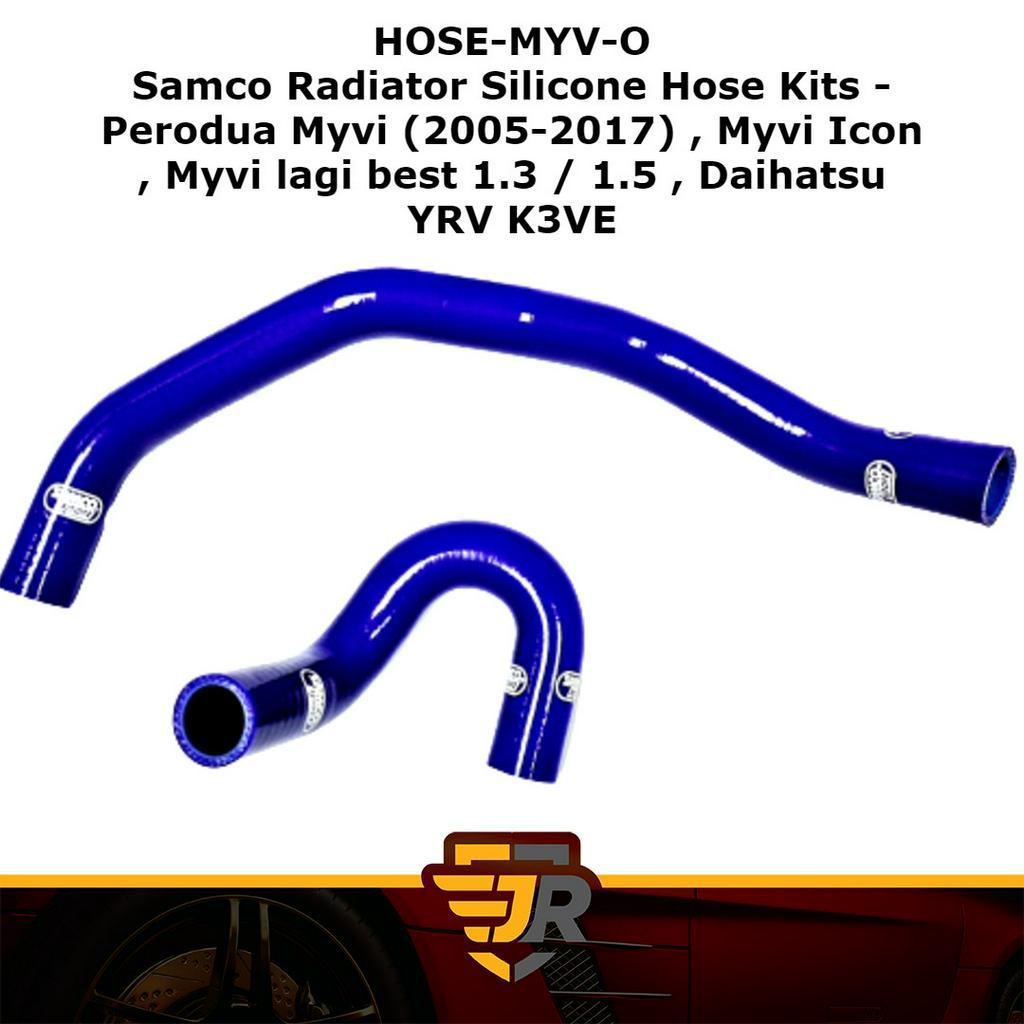 Radiator Silicone Hose 2 Pcs {HOSEMYVO}Perodua Myvi(20052017), Myvi