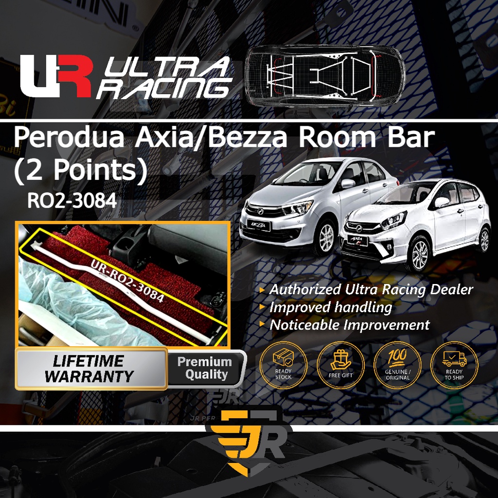 Ultra Racing Safety Bar Perodua Axia Bezza Room Bar Bar Dalam Kereta 2 ...